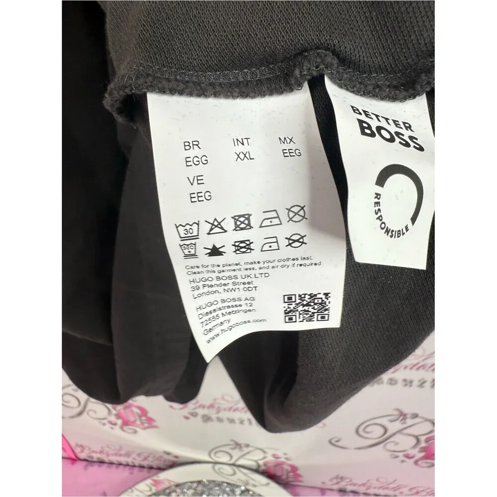 Hugo Boss shirt Black Polo with Lime Green Trim